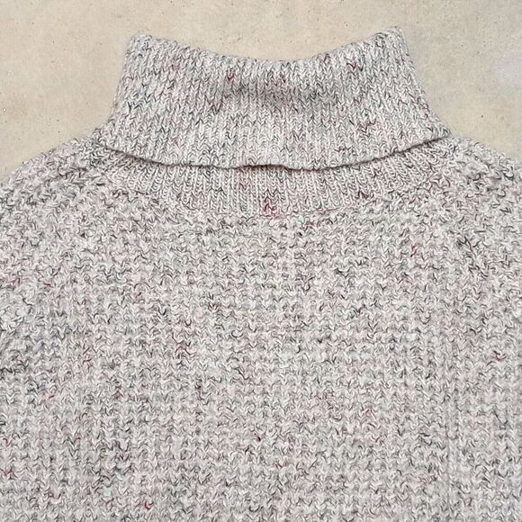 Free People Wool Blend Knit Turtleneck Pullover Sweater - Womens Size Small - Picture 2 of 5